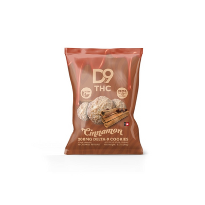 D9 Cinnamon 200mg Cookies (20mg each)