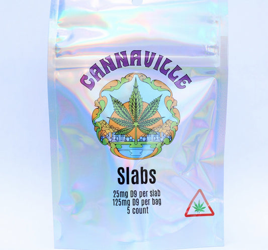 Cannaville Slabs 25mg Delta 9 Gummies